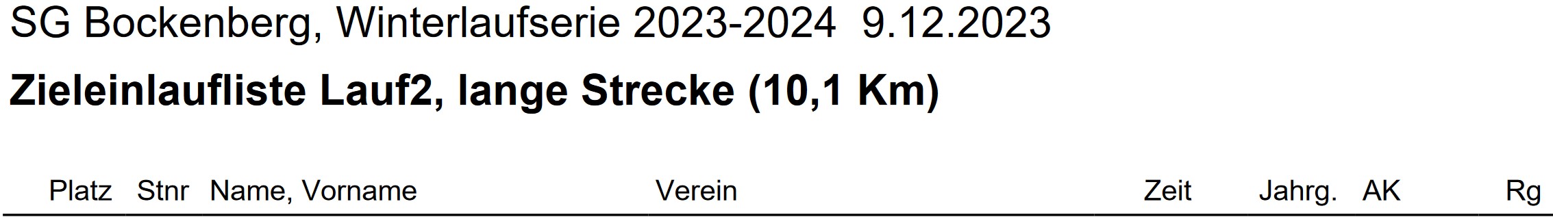 Bockenberg 2023 2024 2. Lauf Ergebnisse Teil 1