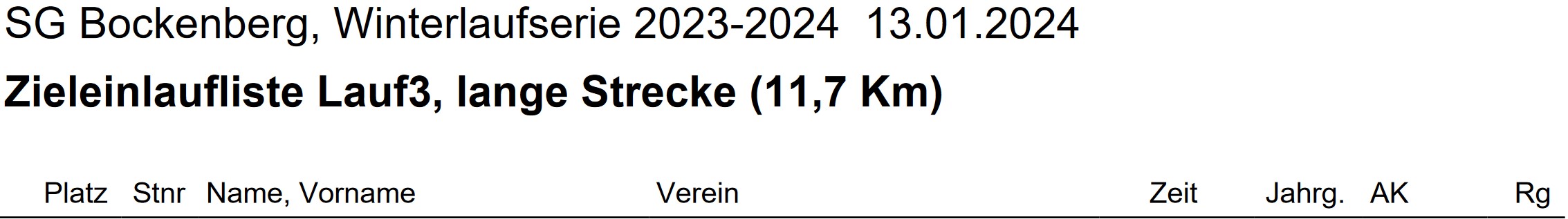Bockenberg 2023 2024 3. Lauf Ergebnisse Teil 1