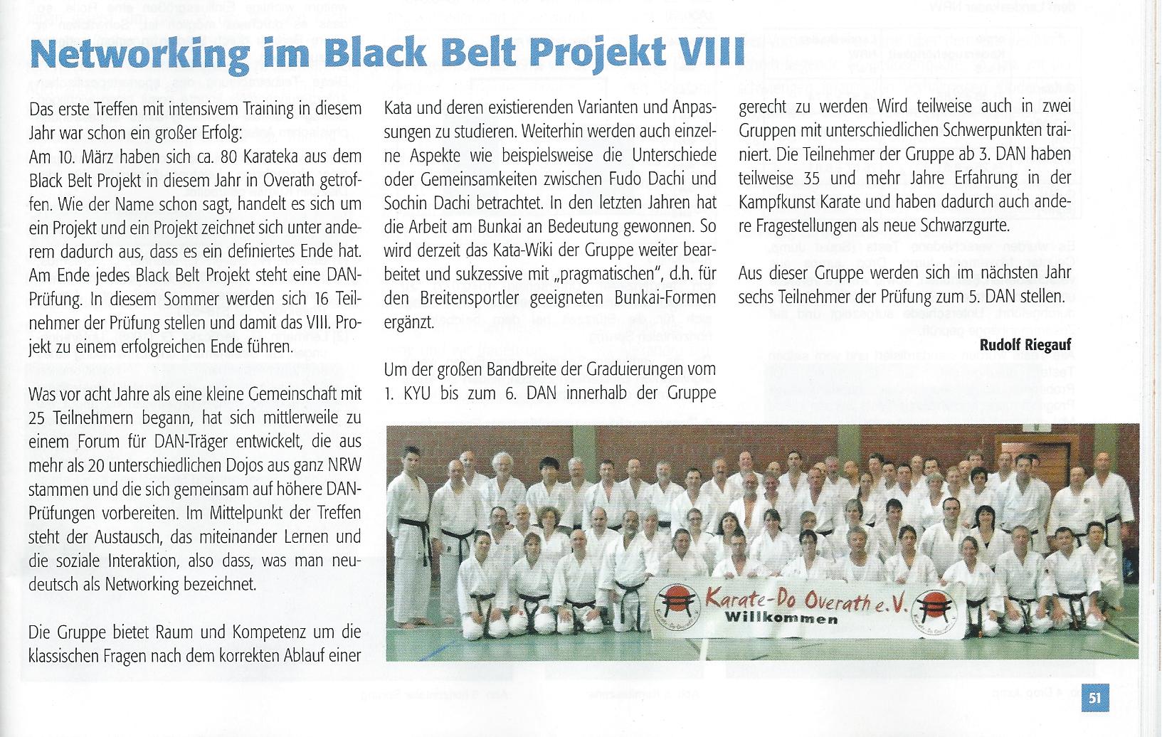 Networking im Black Belt Projekt VIII